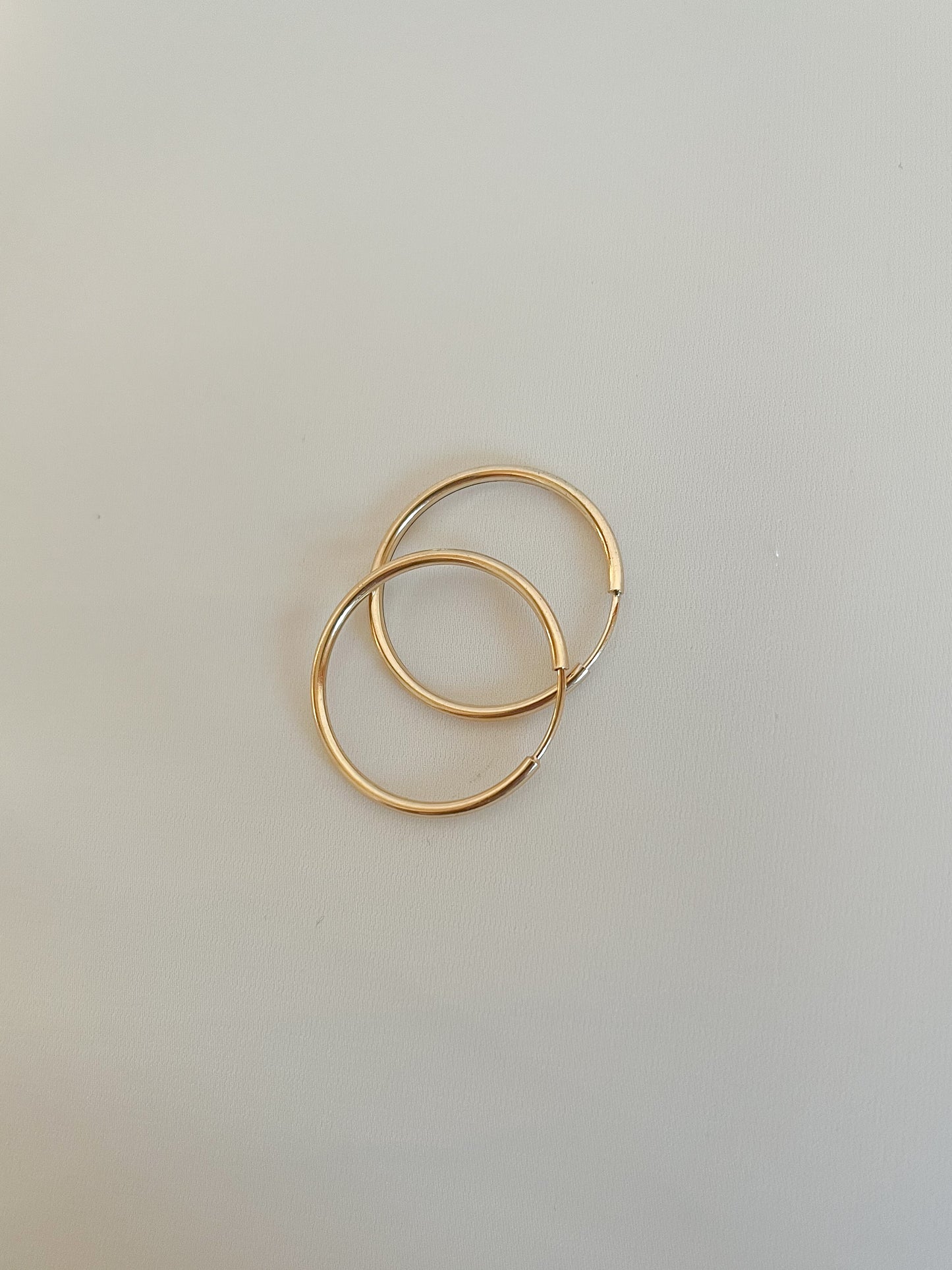 Thin Gold Hoops